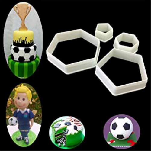 Soccerball Cutter Set - 4 pc - Click Image to Close